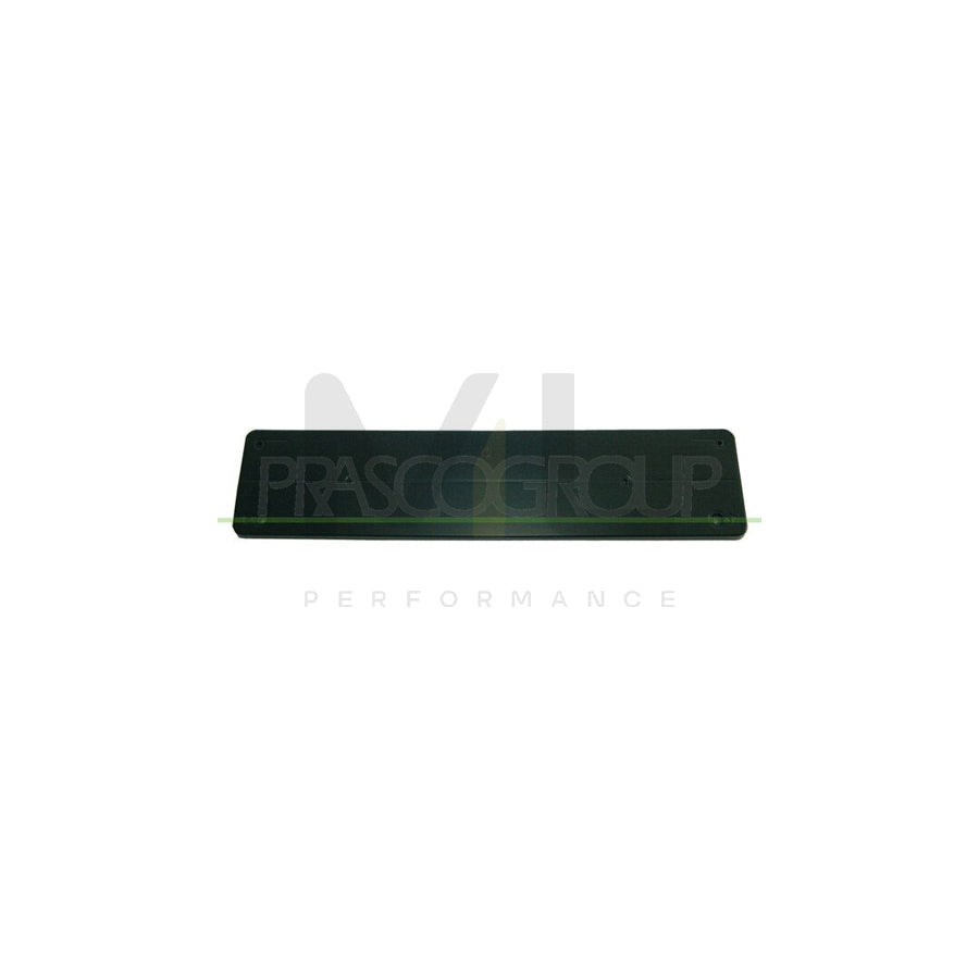 PRASCO ME0391539 Number plate holder suitable for MERCEDES-BENZ E-Class Front, Black, frameless