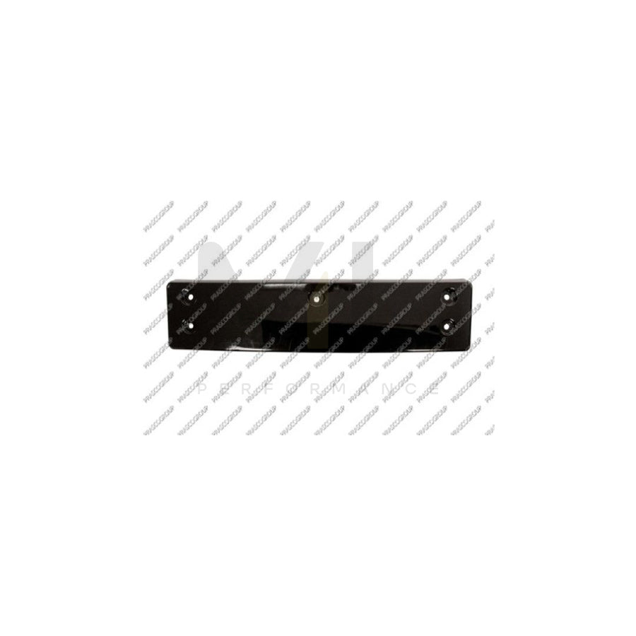 PRASCO VG8171539 Number plate holder for VW Touareg I (7LA, 7L6, 7L7) Front, Black, frameless