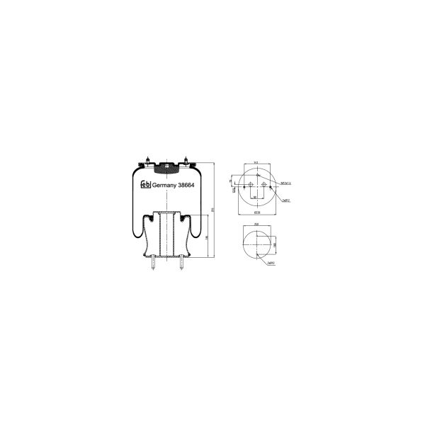 FEBI FE38664 Air Suspension Bellow