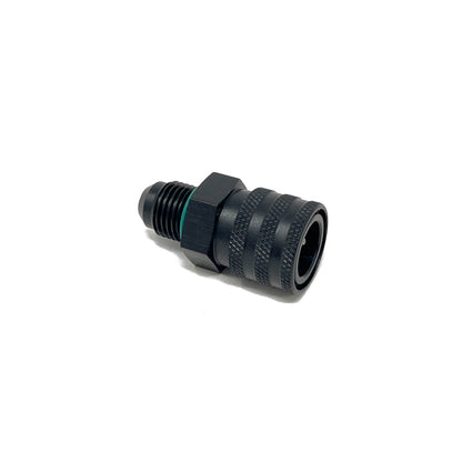 Precision Raceworks 201-0206 AN6 Male Flare/ORB to 3/8" Female Quick Connect