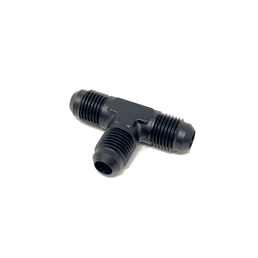 Precision Raceworks 201-0221 Fuel Line Fitting AN6 Male Flare (3-Sides) TEE