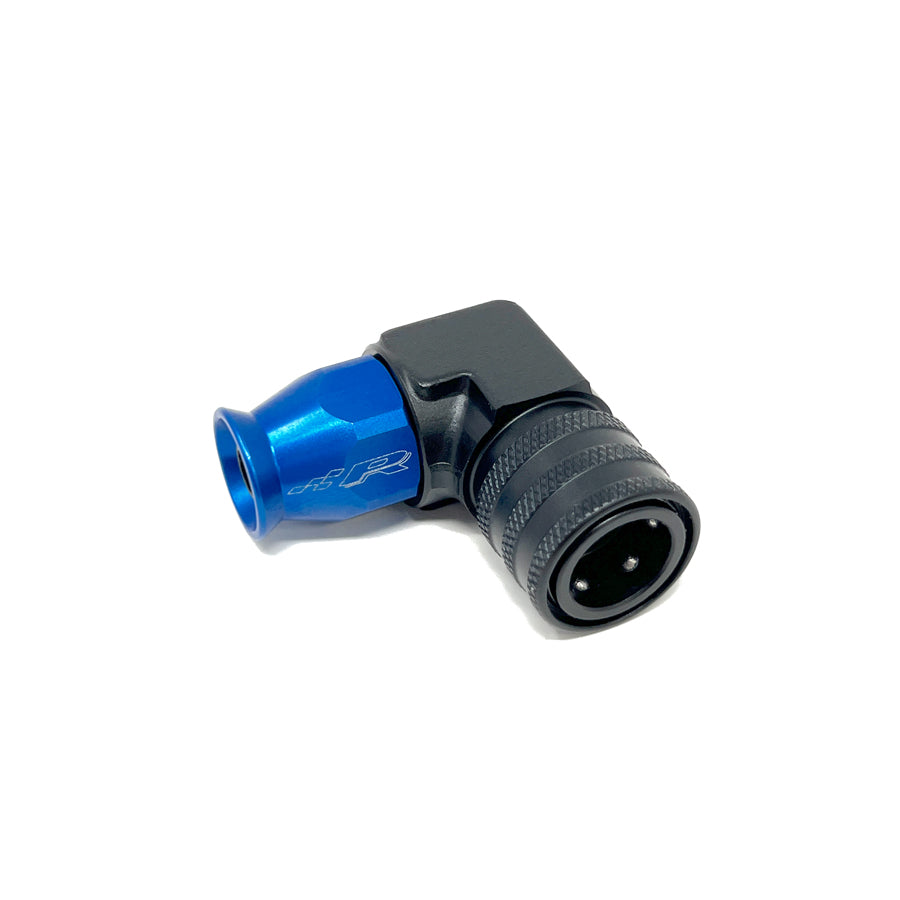 Precision Raceworks 201-0233 PTFE AN6 90 Degree Fitting to 9.89 Female QC