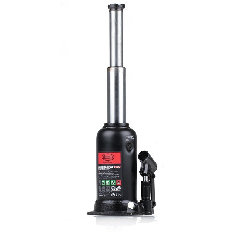 Heyner H346050 Premium Double Ram Bottle Jack 5T