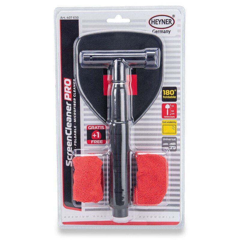 Heyner H407630 Premium Windscreen Cleaner With Microfiber Pad