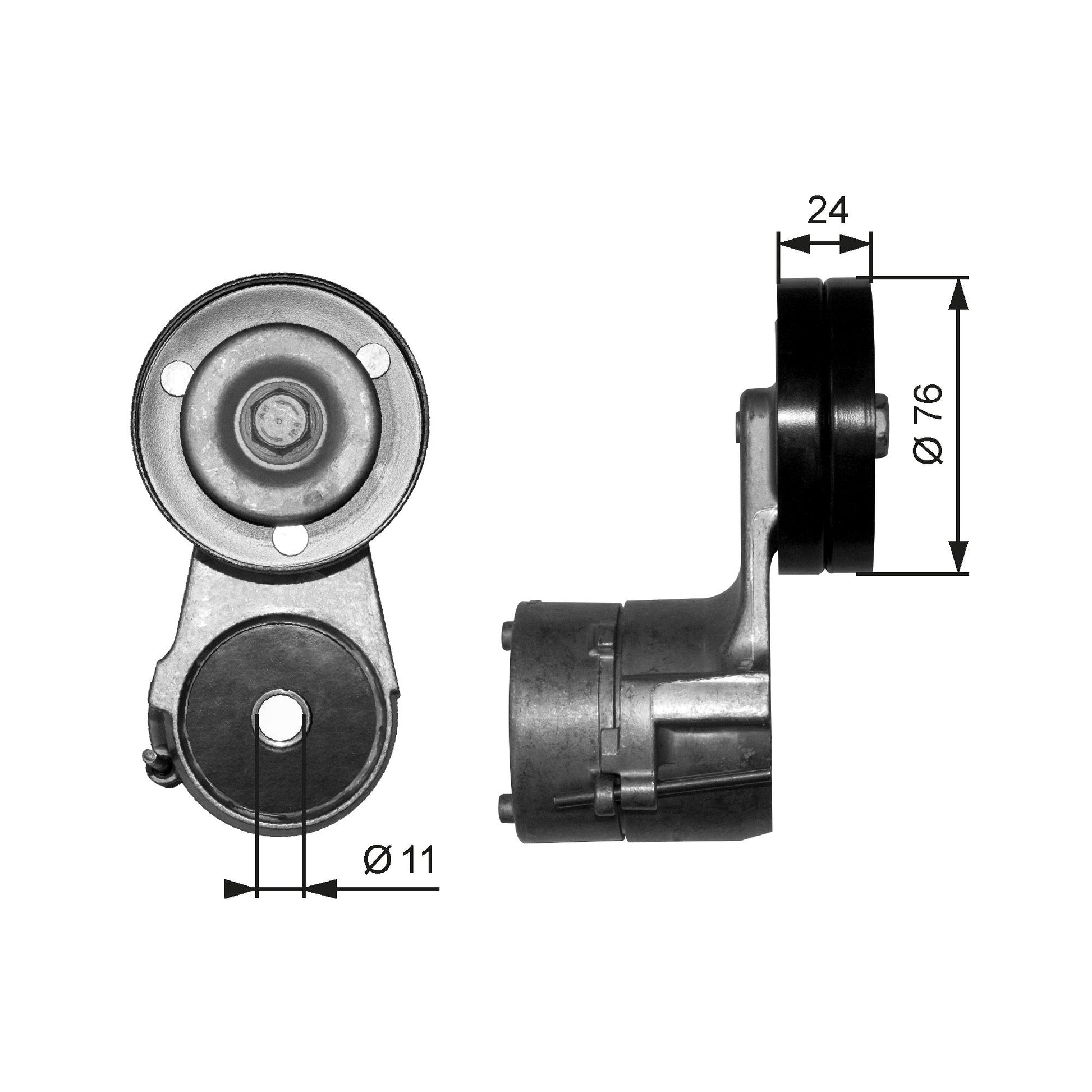 GATES GATT38562 V-Ribbed Belt Tensioner Lever