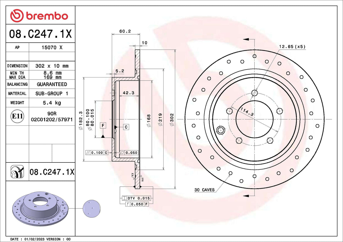 BBP 41532BBP Disc Brake Caliper Repair Kit