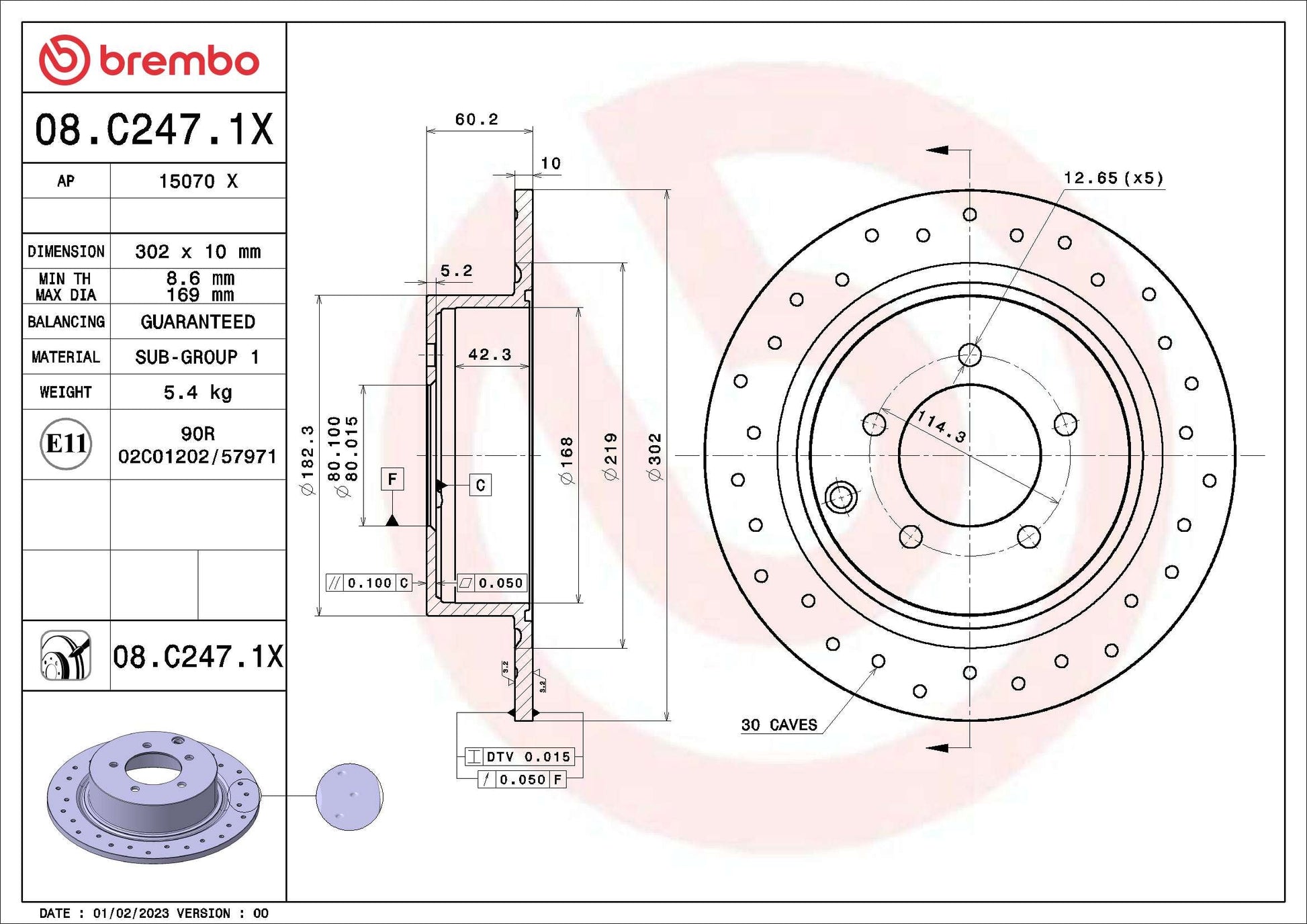 BBP 41532BBP Disc Brake Caliper Repair Kit