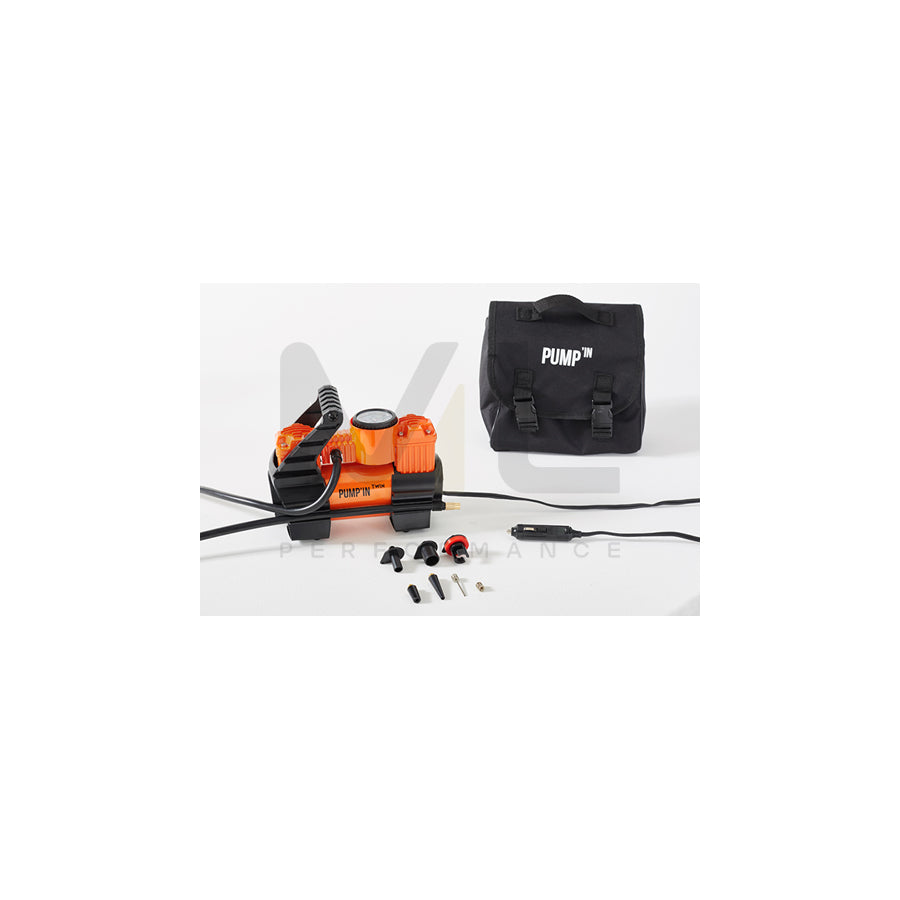 PUMP'IN 219 Air compressor 12V, 150 psi, 10 bar, Electric, cigarette lighter powered portable