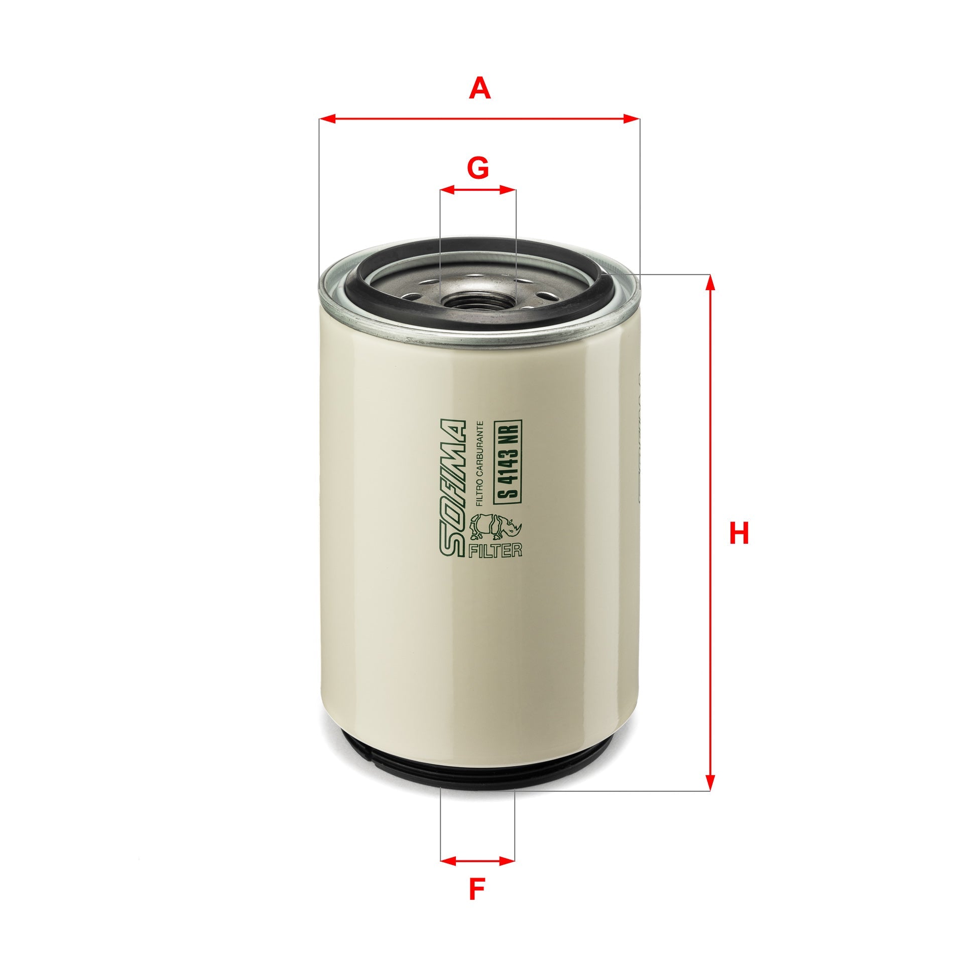 SOFIMA S4143NR Fuel Filter