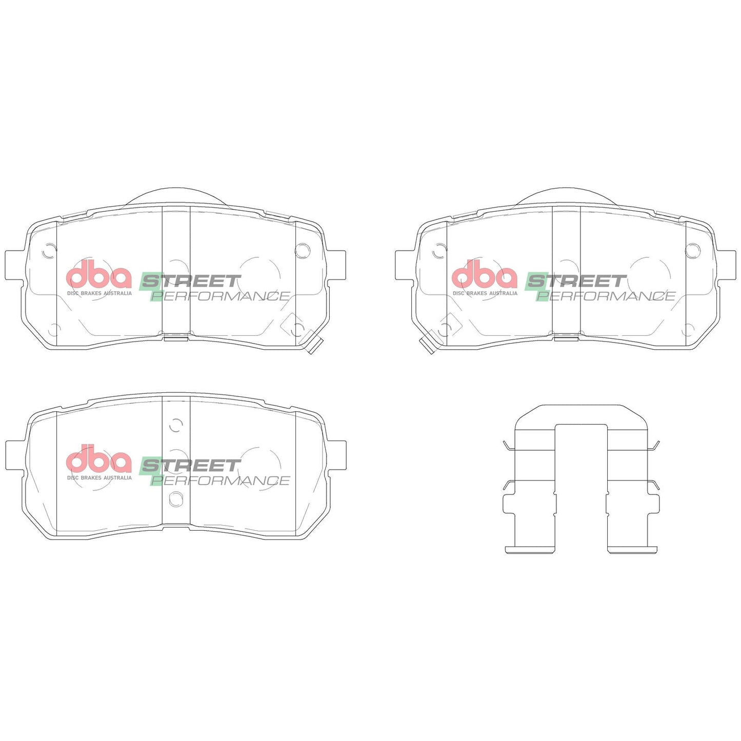 DBA DB1957SP High Performance Brake Pad Set
