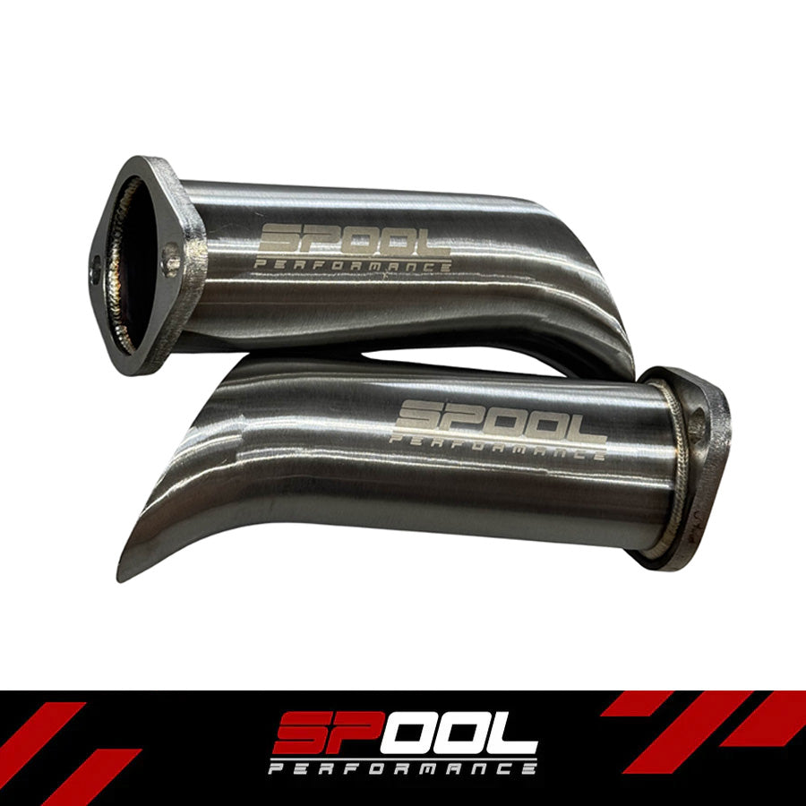Spool Performance Teardrop Exhaust Turn Down Pipes / Dump Tubes Infiniti Q50 Q60 RZ34 [VR30]
