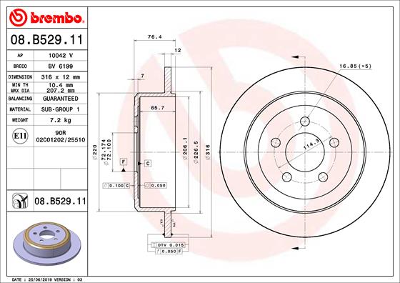 AUGER AUG55307 Disc Brake Caliper Repair Kit