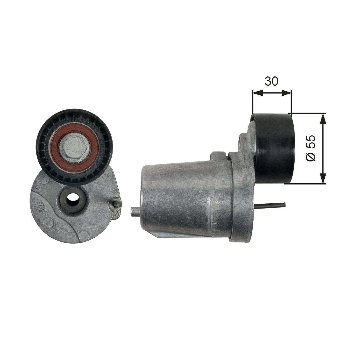 GATES GATT39226 V-Ribbed Belt Tensioner Pulley