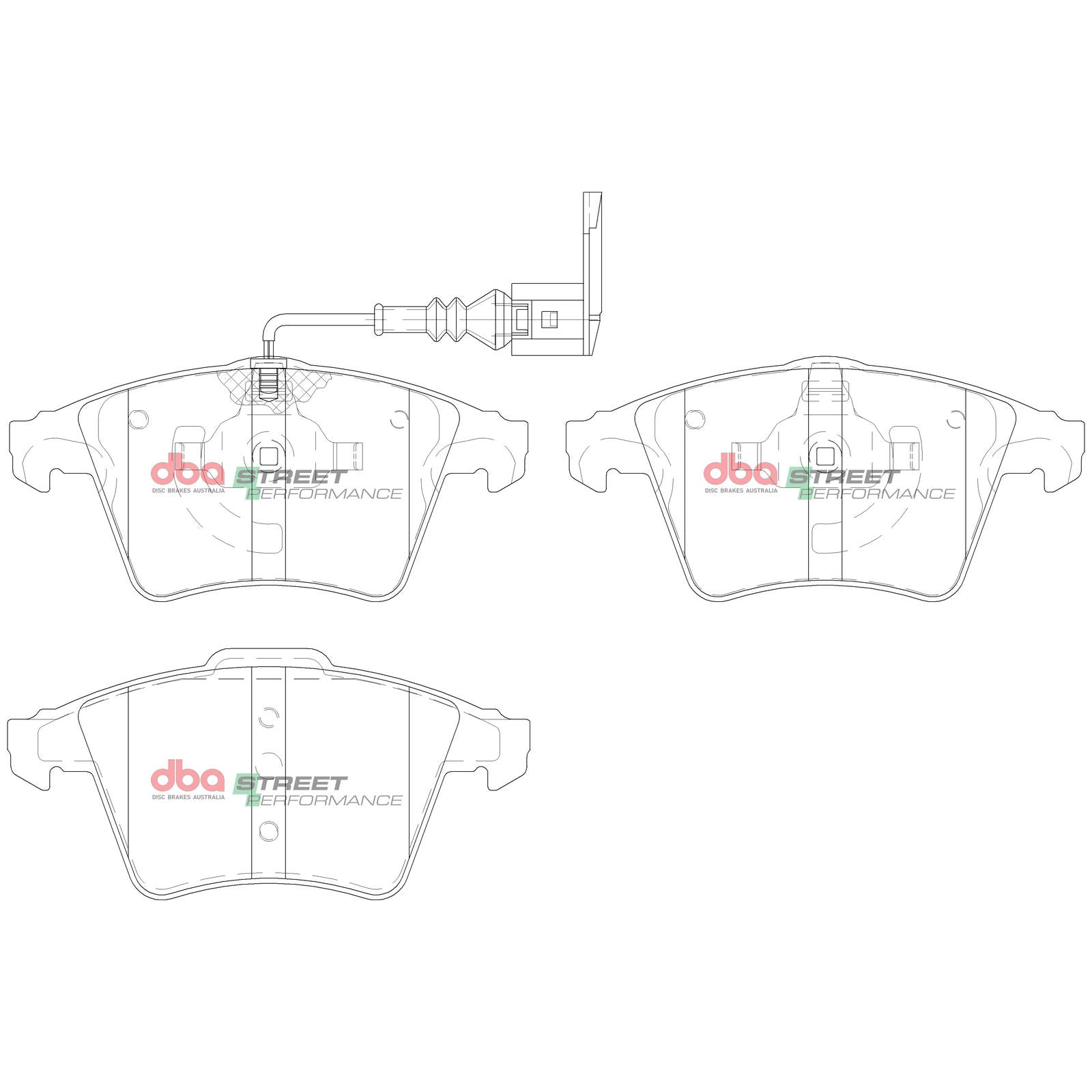 DBA DB1947SP High Performance Brake Pad Set
