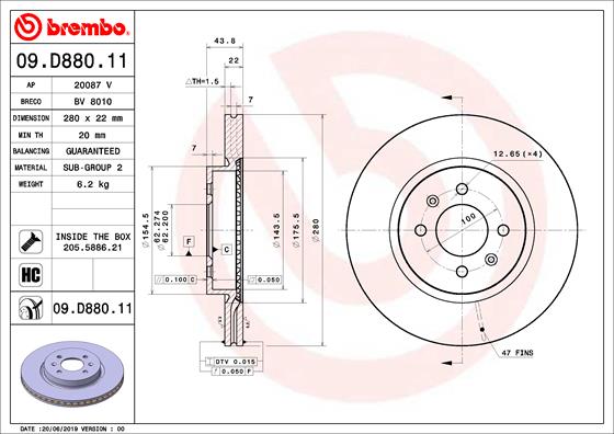 BBP 41351BBP Disc Brake Caliper Repair Kit