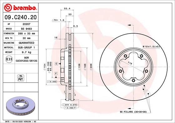 MERITOR MERMCK1145 Disc Brake Caliper Repair Kit