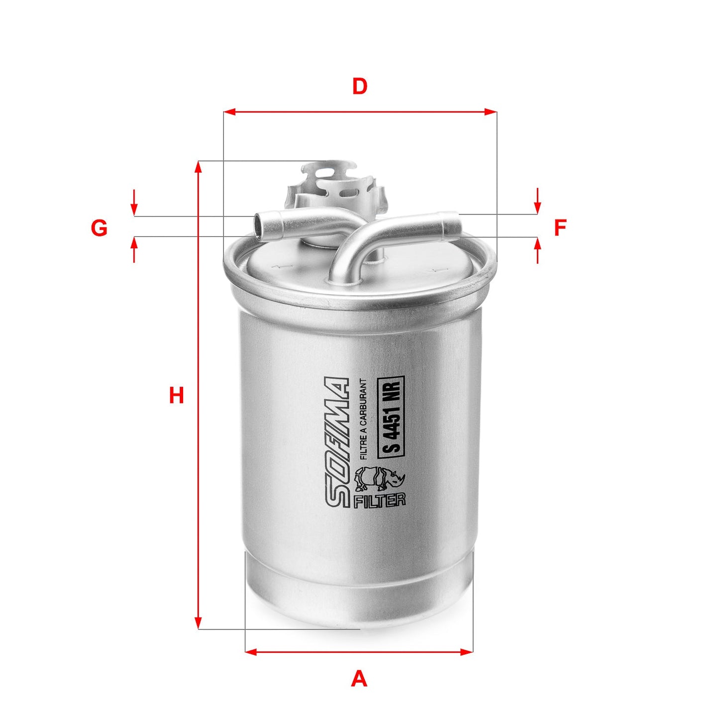 SOFIMA S4451NR Fuel Filter