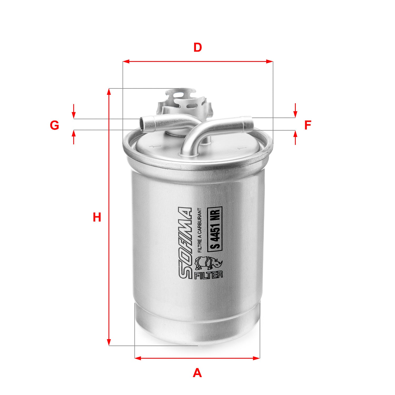SOFIMA S4451NR Fuel Filter