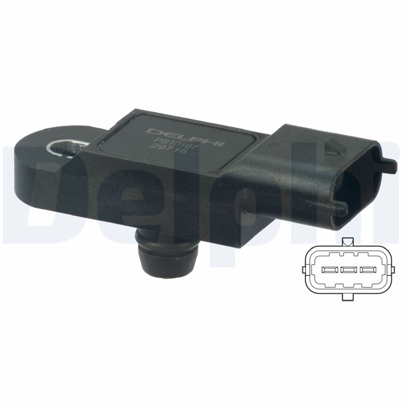 DELPHI PS10167 Boost Pressure Sensor