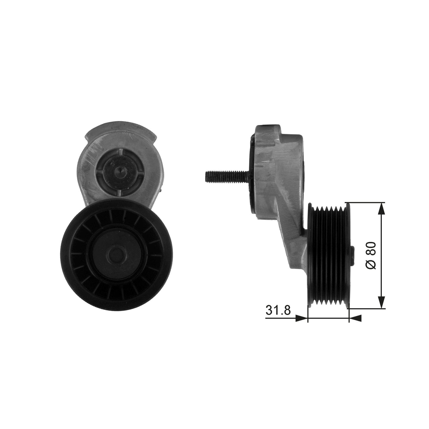 GATES GATT38116 V-Ribbed Belt Tensioner Lever