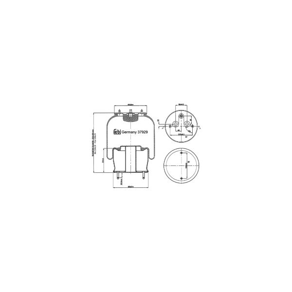 FEBI FE37929 Air Suspension Bellow