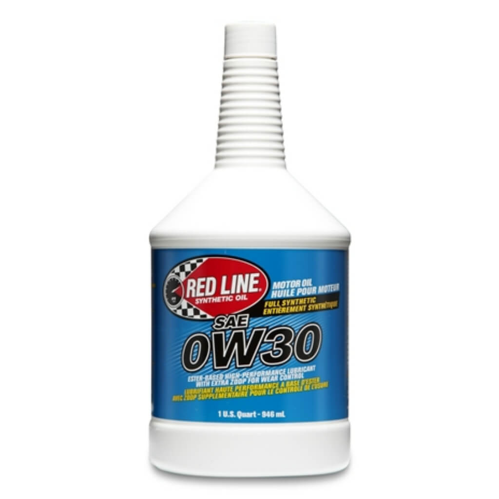 RED LINE OIL 11114 HIGH PERFORMANCE MOTOR OIL 0W30 0.95 L (1 QT)