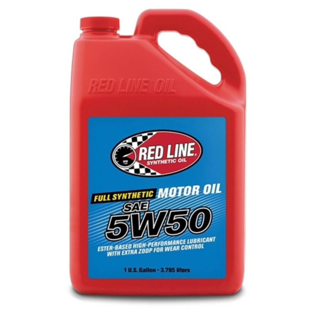 RED LINE OIL 11605 HIGH PERFORMANCE MOTOR OIL 5W50 3.8 L (1 GAL)