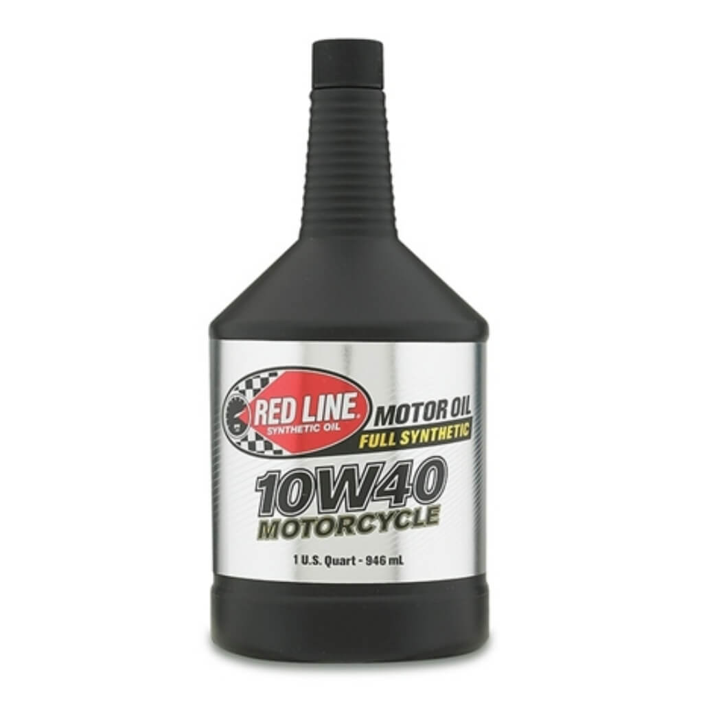 RED LINE OIL 42404 MOTORCYCLE MOTOR OIL 10W40 0.95 L (1 QT)