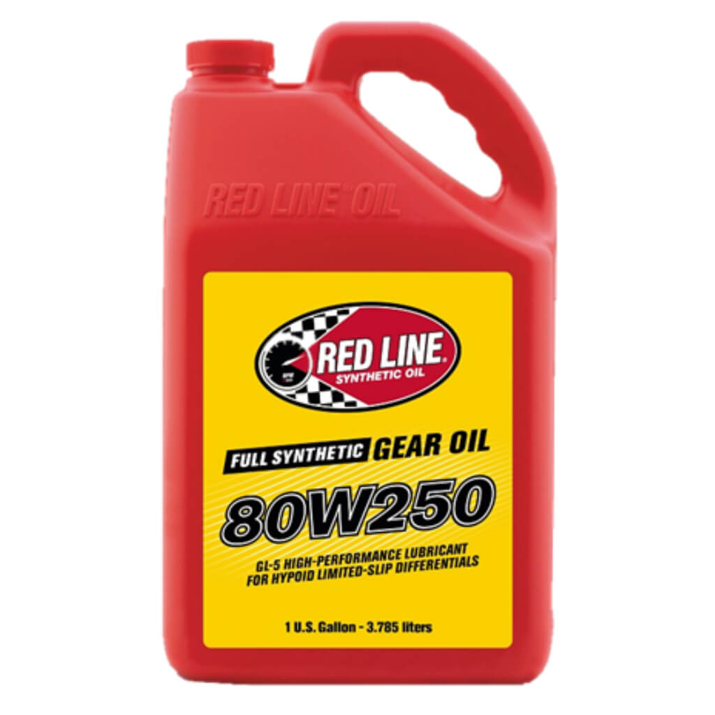 RED LINE OIL 58605 GEAR OIL FOR DIFFERENTIALS 80W250 GL-5, 3.8 L (1 GAL)