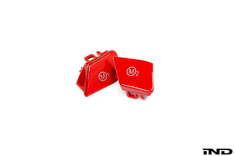 IND F87 M2 Competition Red M1 / M2 Button Set