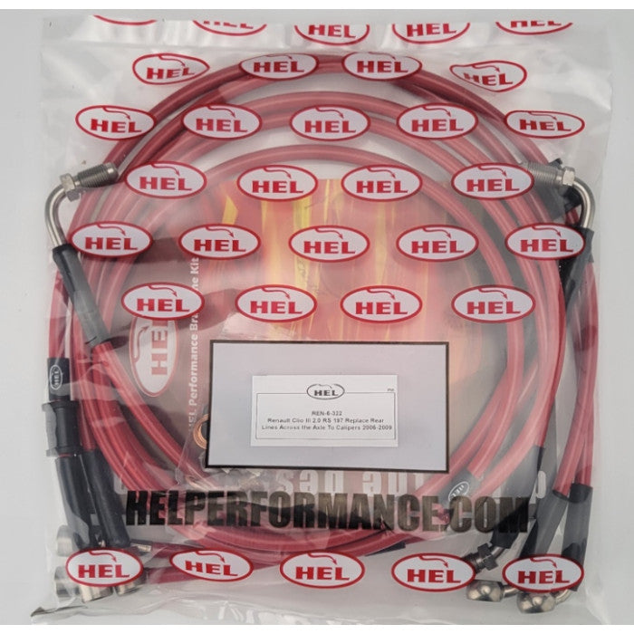 HEL Performance CL-REN-6-322 Brake Lines Stainless Steel Braided