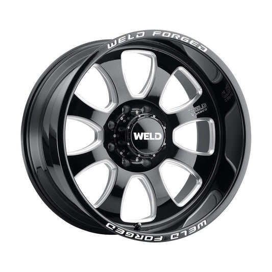 Weld W70702017BBA Renegade Xt Wheel 20x12 8x170 ET-51 BS4.5 Gloss Black & Contrast Cut