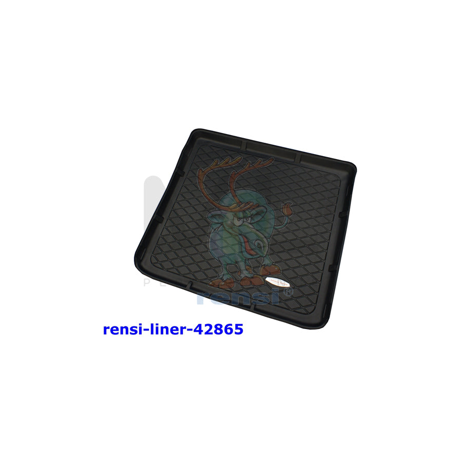 RENSI 42865 Car boot tray for OPEL Zafira C Tourer (P12) Plastic, 3rd seat row must be sunk