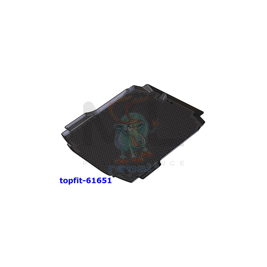 RENSI 61651 Car boot tray Elastomer
