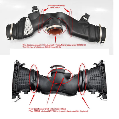 Turbozentrum 119256 Repair Kit Intake Mercedes Benz CDI OM642