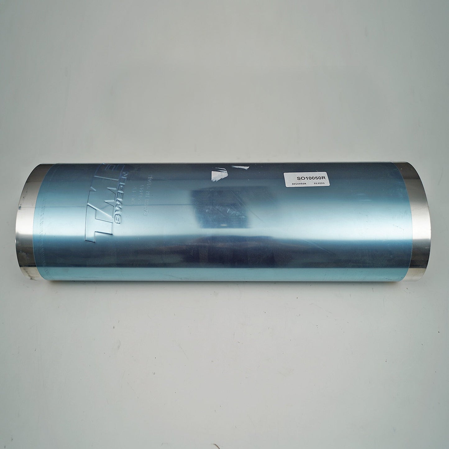Turbozentrum 291788 - Stainless steel muffler housing / jacket 110x163 mm, length 476 mm TIG welded