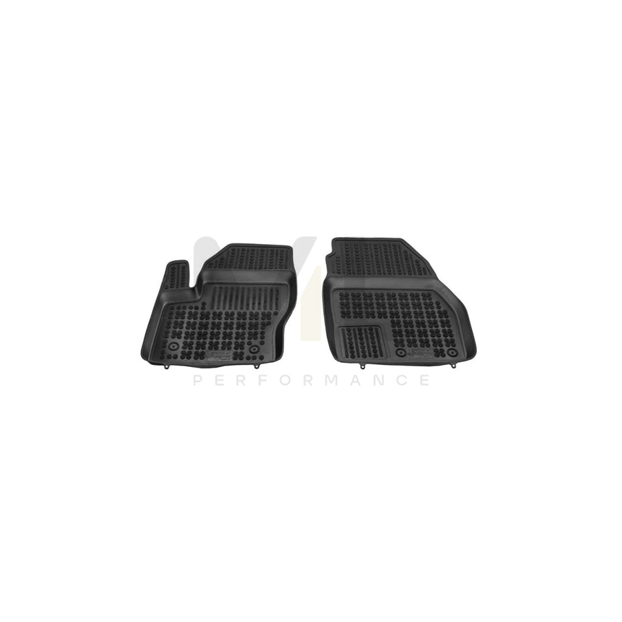 REZAW PLAST 200619P Floor mat set for FORD TRANSIT CONNECT Elastomer, Front, Black