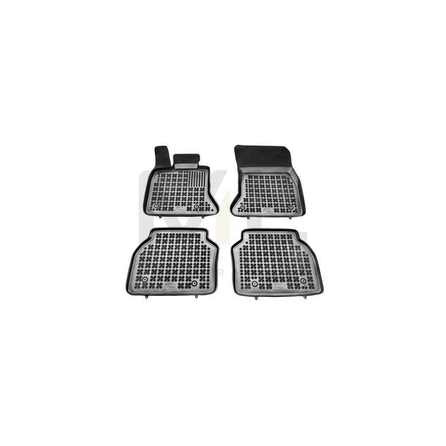 REZAW PLAST 200711 Floor mat set for BMW 5 GT (F07) Elastomer, Front and Rear, Quantity: 4, Black