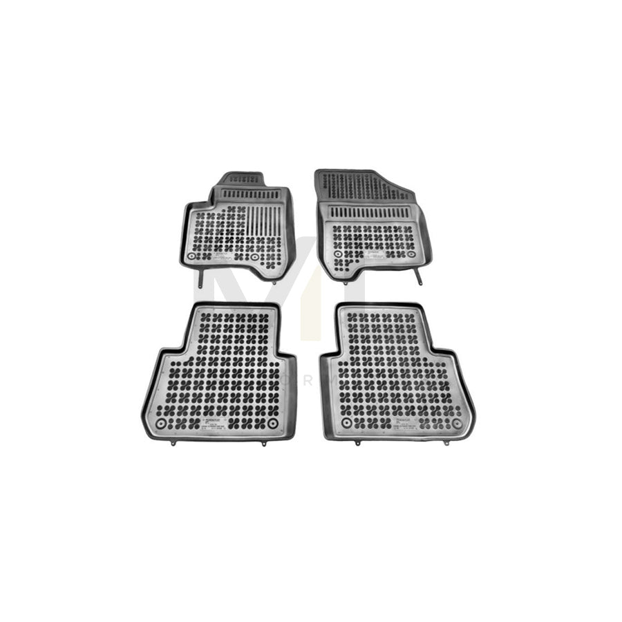 REZAW PLAST 201205 Floor mat set for CITROﾃ起 C3 Picasso Elastomer, Front and Rear, Black