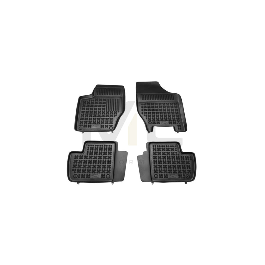 REZAW PLAST 201303 Floor mat set for PEUGEOT 308 Elastomer, Front and Rear, Quantity: 4, Black
