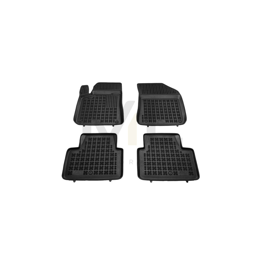 REZAW PLAST 201312 Floor mat set for PEUGEOT 308 II SW Elastomer, Front and Rear, Black