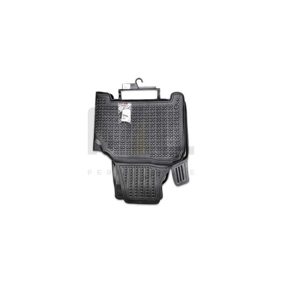 REZAW PLAST 201517 Floor mat set Elastomer, Front, Quantity: 1, Black