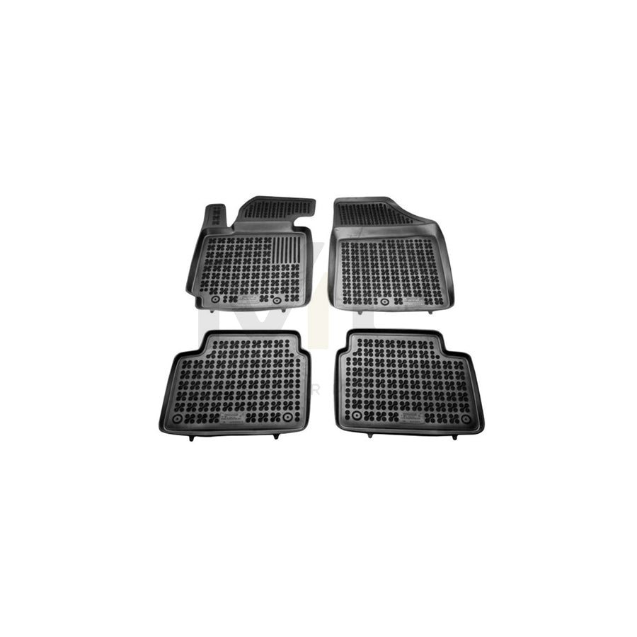 REZAW PLAST 201610 Floor mat set for HYUNDAI Veloster (FS) Elastomer, Front and Rear, Black