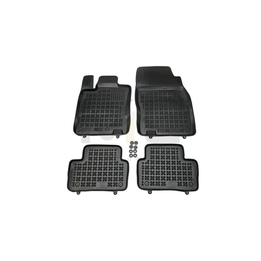 REZAW PLAST 201921 Floor mat set for RENAULT Kadjar (HA_, HL_) Elastomer, Front and Rear, Black