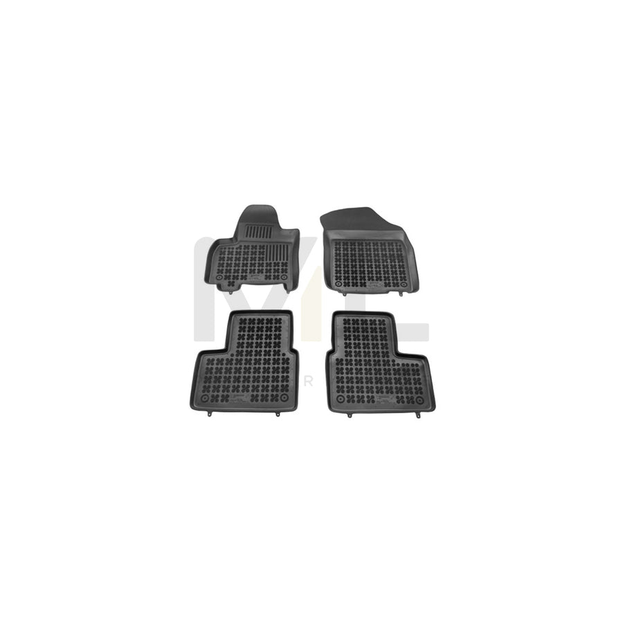 REZAW PLAST 202204 Floor mat set for SUZUKI SX4 I Hatchback (EY, GY) Elastomer, Front and Rear, Quantity: 4, Black
