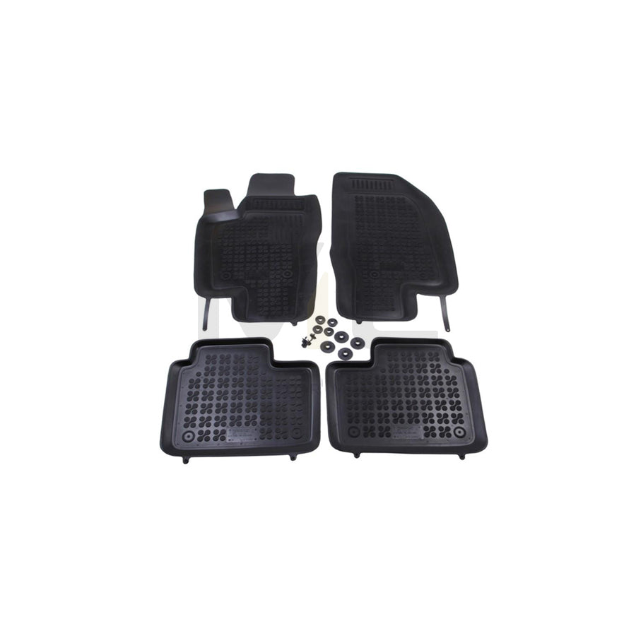 REZAW PLAST 202502 Floor mat set for ALFA ROMEO 156 Elastomer, Front and Rear, Black