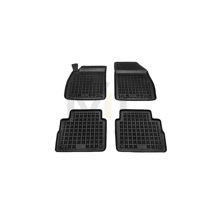 REZAW PLAST 202603 Floor mat set for SUBARU Forester III (SH) Elastomer, Front and Rear, Black