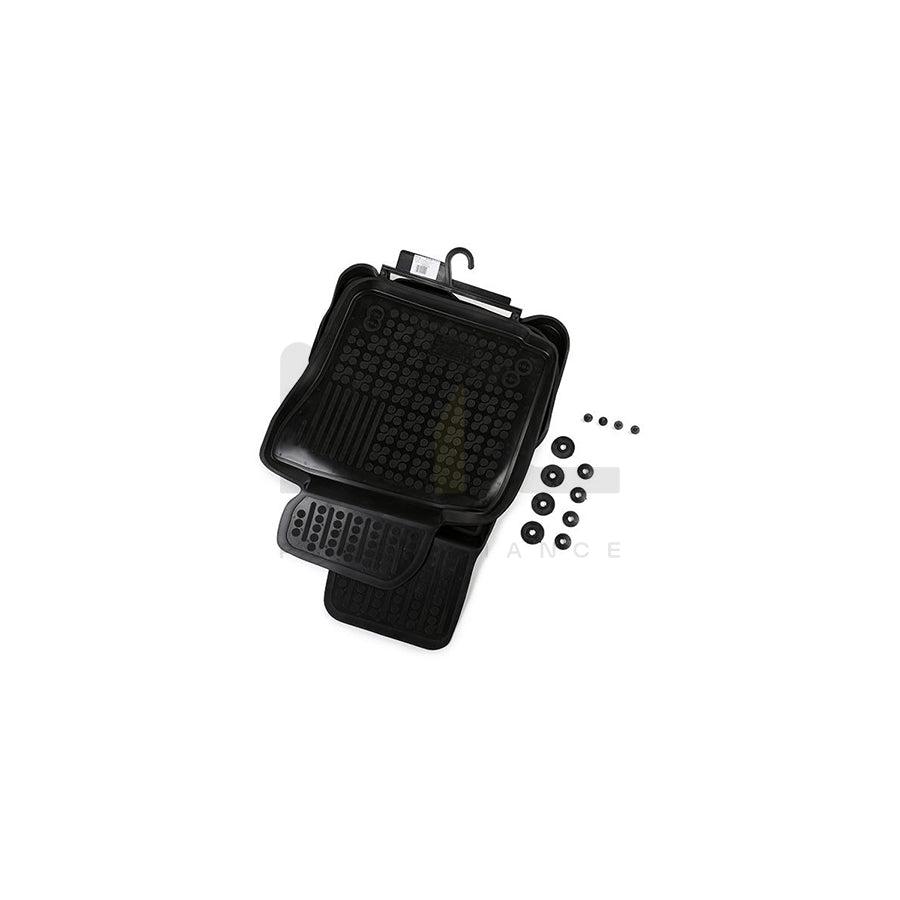 REZAW PLAST Tailored 200206 Floor mat set Elastomer, Front and Rear, Quantity: 4, Black