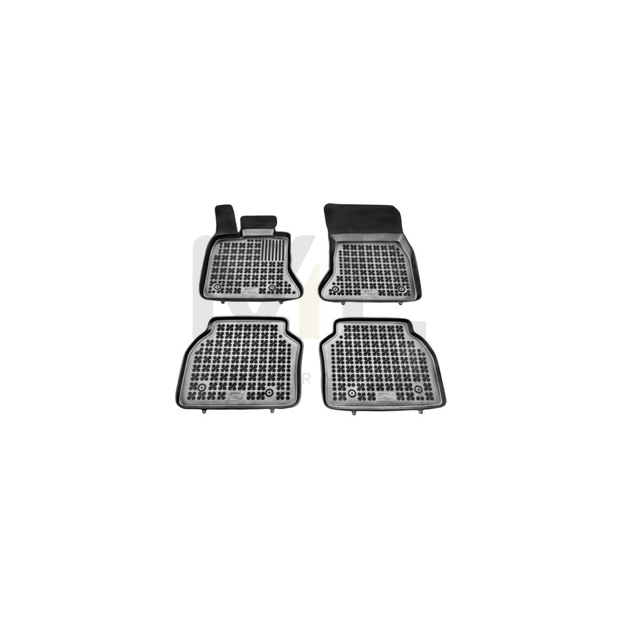 REZAW PLAST Tailored 200901 Floor mat set for HONDA ACCORD Elastomer, Front and Rear, Quantity: 4, Black