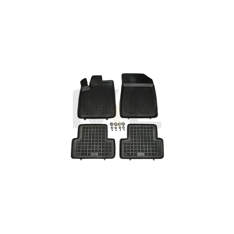 REZAW PLAST Tailored 201214 Floor mat set for CITROﾃ起 C5 Elastomer, Front and Rear, Quantity: 4, Black